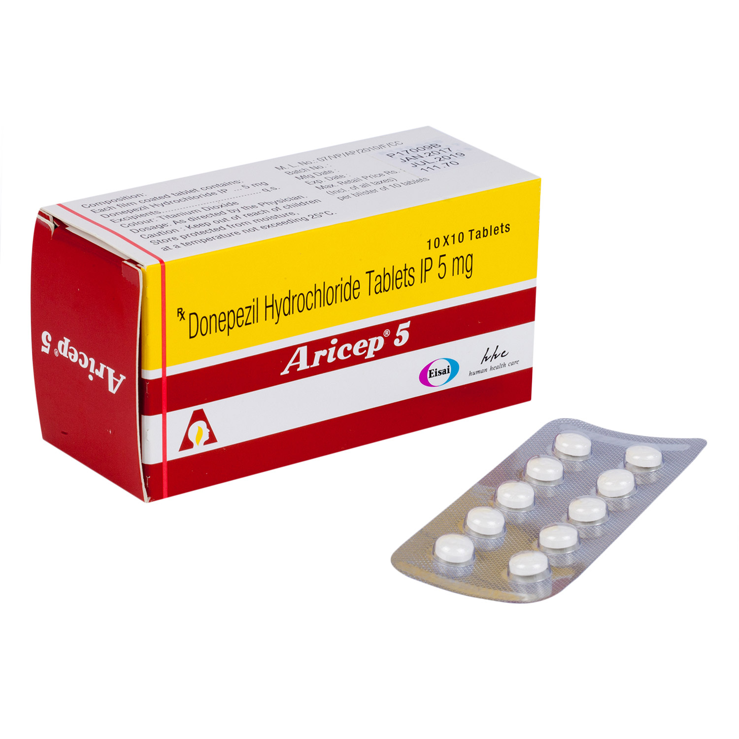 アリセプト5mg通販｜認知症｜医薬品個人輸入代行くすりエクスプレス