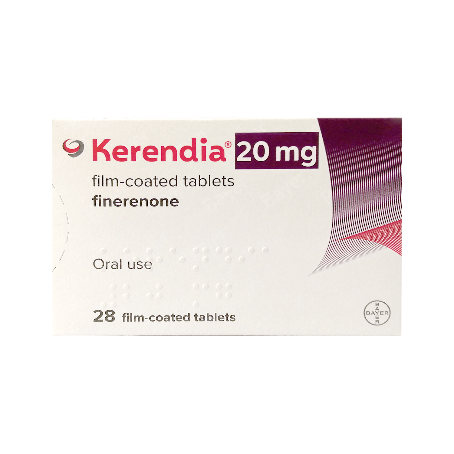 ケレンディア20mg28錠（フィネレノン）通販｜腎臓病治療薬｜医薬品個人輸入代行くすりエクスプレス