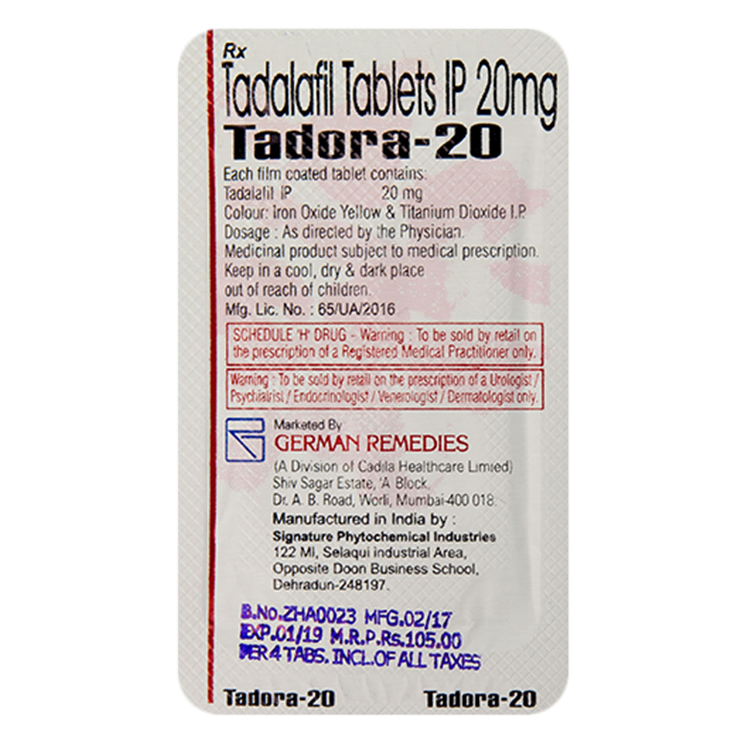 Tadora 20