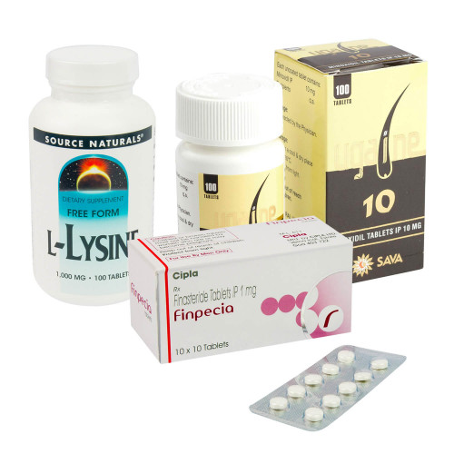 フィンペシア＋ミノキシジルタブレット10mg＋L-リジン