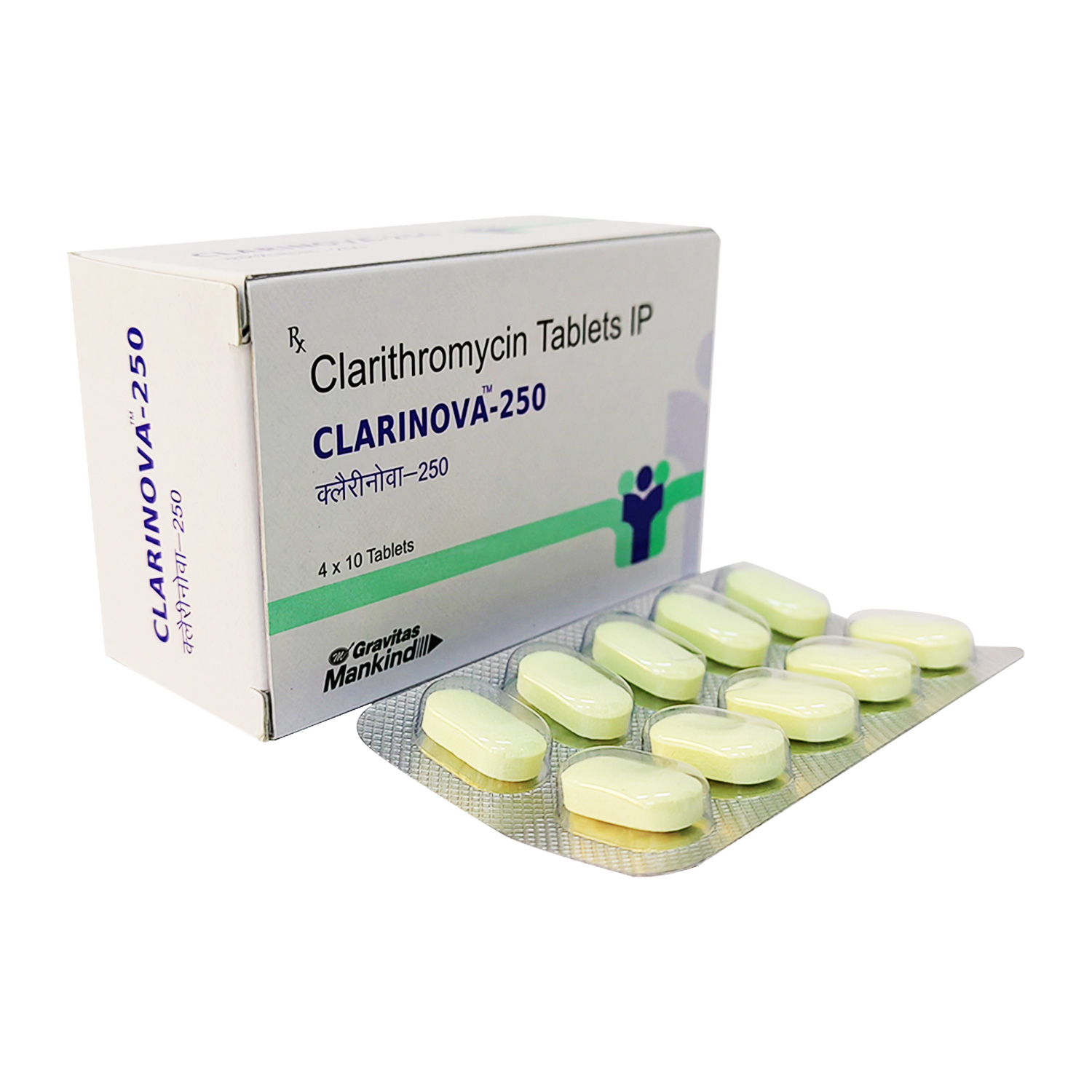 クラリスロマイシン250mg10錠（クラリノバ）通販｜抗生物質