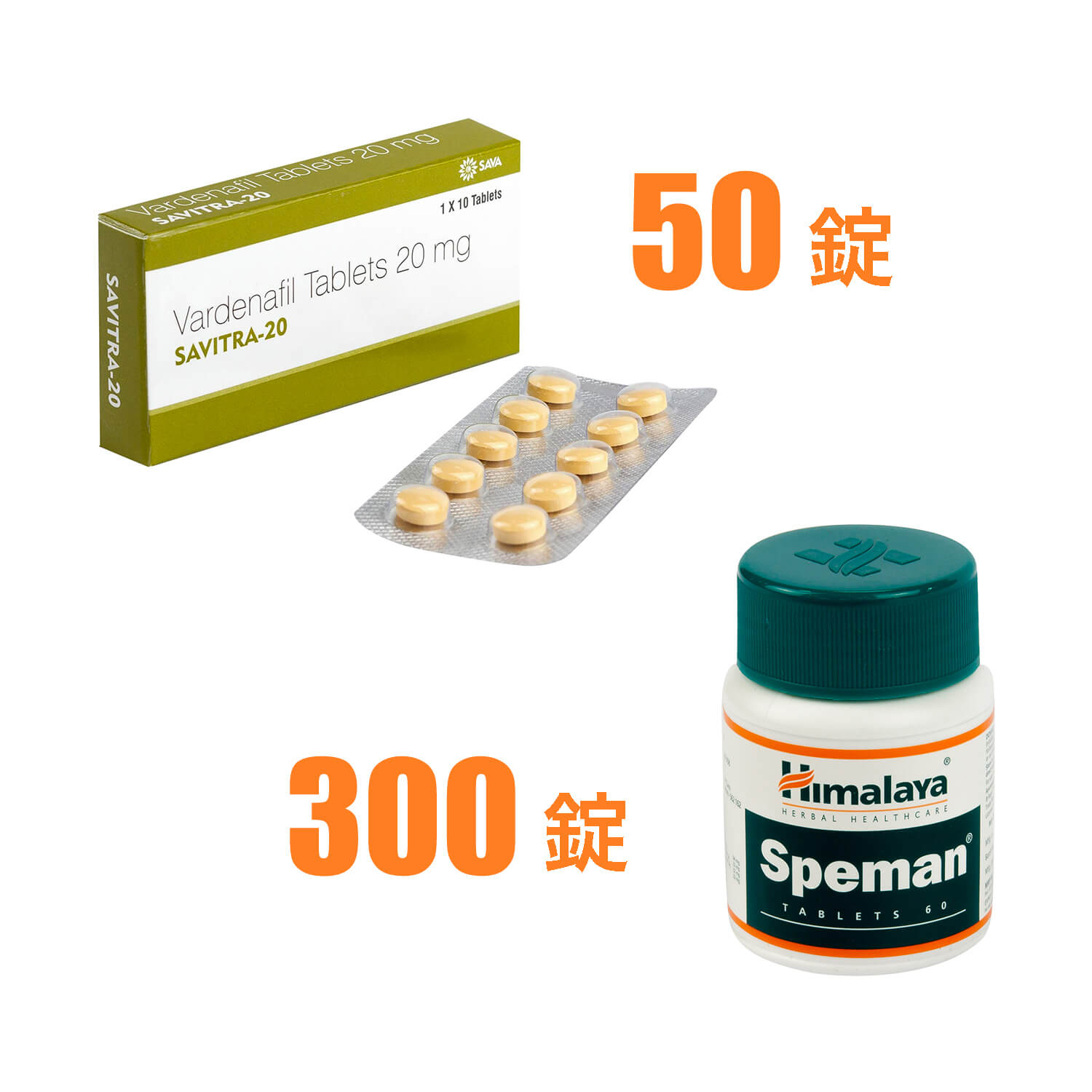 Himalaya ヒマラヤ Speman スペマン 60タブレット 10本 - サプリメント